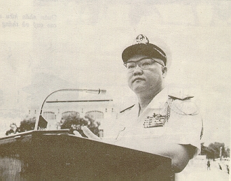 Rear Admiral Tran Van Chon's opening remarks on Navy Day 1974