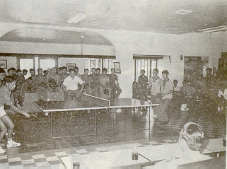 Table tennis tournament on Navy Day 1974