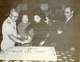 The Prime Minister of the Republic of Vietnam presides over a banquet